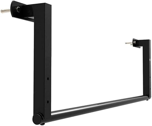 ビーム通路の懸垂バー、ホームジム、ヨガスタジオ、ピラティストレーニング機器(98cm,Black)