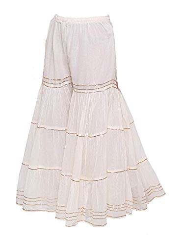 off white sharara pants