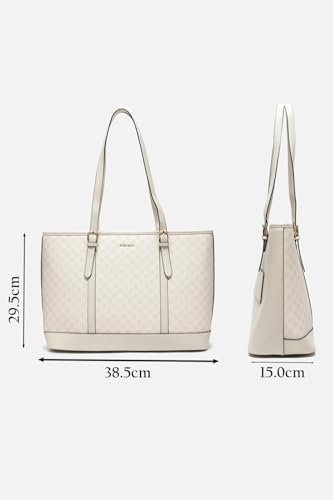 Image of Allen Solly Women's Oversized Tote & Travel Handbag | Vegan Leather | Multiple Pockets | Secure Zip Closure | Casual Outings
