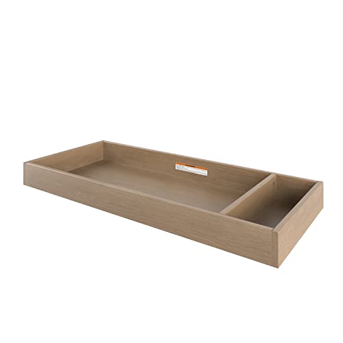 Child Craft Universal Changing Table Topper Convert Dresser into a Changing Table Surface Securely Attaches Non-Toxic Baby Safe Finish (Nutmeg)