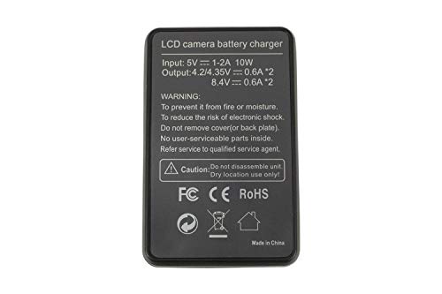 PowerSmart® Caricatore LCD USB per batteria LP-E10...