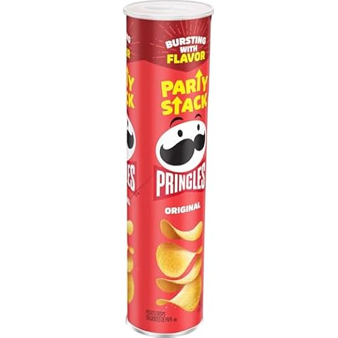 Pringles Potato Crisps Chips, Lunch Snacks, On-The-Go Snacks, Original (14 Cans) Cover