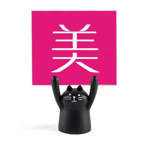 Porte-mémo chat noir mignon, un cadeau original inspiré de l'animation chinoise