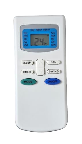 Image of Air Conditioner Remote Compatible for Godrej /TCL Split /Window 1.5 2 Ton 3 Star 5 Star with Timer Function (AC-17)