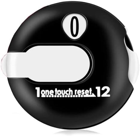 ゴルフスコアカウンター、腕時計型 12ショットカウンター ウォッチ リストバンド ポータブル スコアカウンター ユニセックス ゴルフ グッズ メンズ ミニ ワンタッチ ゴルフスコアラーカウンター ゴルフスコアキーパー