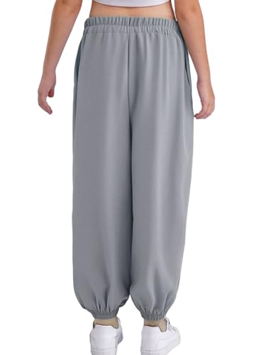 Kids Boys Active Jogger Sweatpants Hollow Out Mesh Patchwork Workout Running Casual Long Pants2