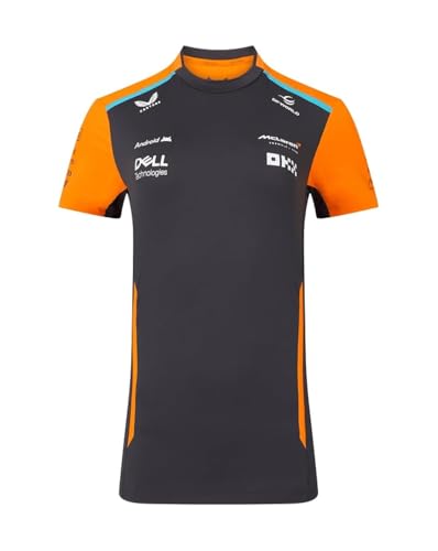 T-Shirt McLaren Formule 1 Femme Gris Phantom aux Finitions Haut de Gamme