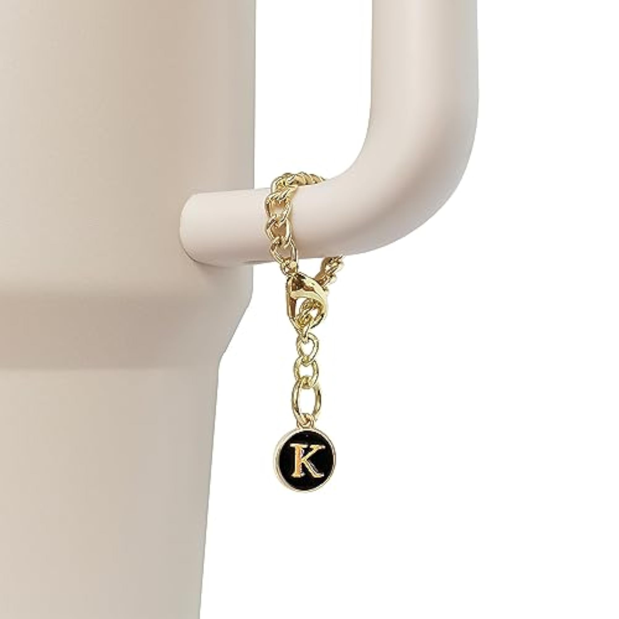 Letter Charm Accessories for Stanley Cup, 2PCS Initial Name ID