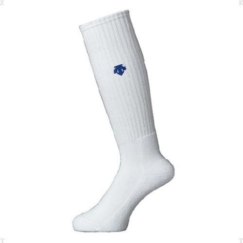 デサント ハイソックス DVB-8124 ホワイトxアブル 20-23