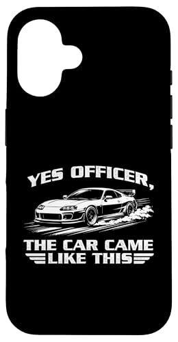 Yes Officer, The Car Came Like This - ���[�V���O�J�[ JDM Lover �X�}�z�P�[�X iPhone 16 �p