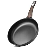 SENSARTE Antihaft Bratpfanne Skillet 24cm Antihaft-Eierpfanne Omelette Pfannen, Gesunde Küche Kochen Chef's Pan, frei von absichtlich hinzugefügt PFOA/PFOS, Induktion kompatibel, Schwarz