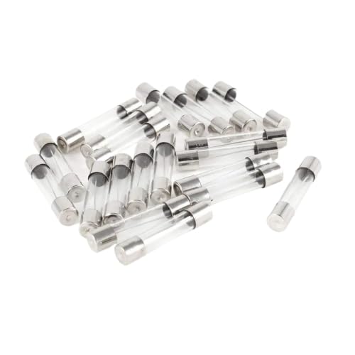 Kit de fusibles de vidrio de acción rápida 100 pcs, 10 valores, 5x20mm, 250V, 0.2A a 20A miniatura 5