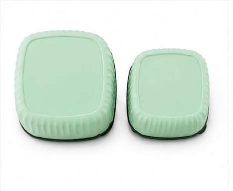 Image of Food Storage Container Set with Transparent Lid, Green | Set of 3, See-Through Lid