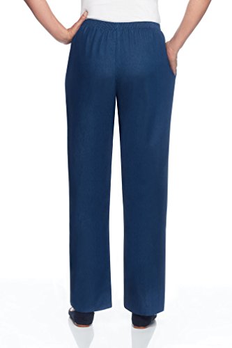 Alfred Dunner Women's Classics Denim Pants, Denim, 102