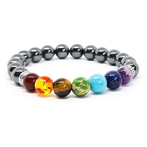 Pulsera Kirei Paris Bijoux 7 chakras y hematita Cover