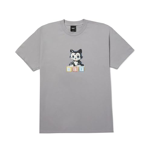 HUF Blocks Short Sleeve Tee | Mens T-Shirt, Streetwear, Oversized, Graphic Tee