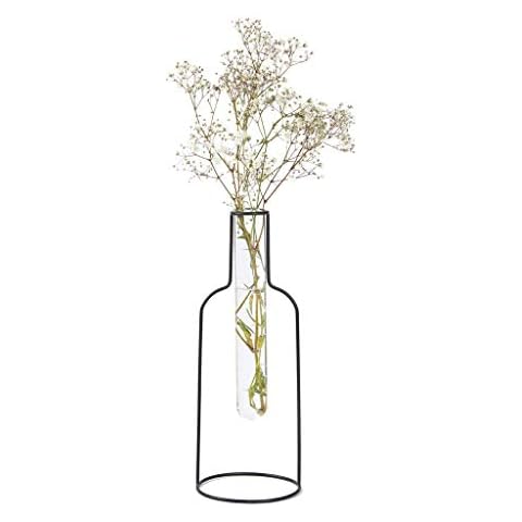 Balvi Florero Bottle Silhouette Negro Cover