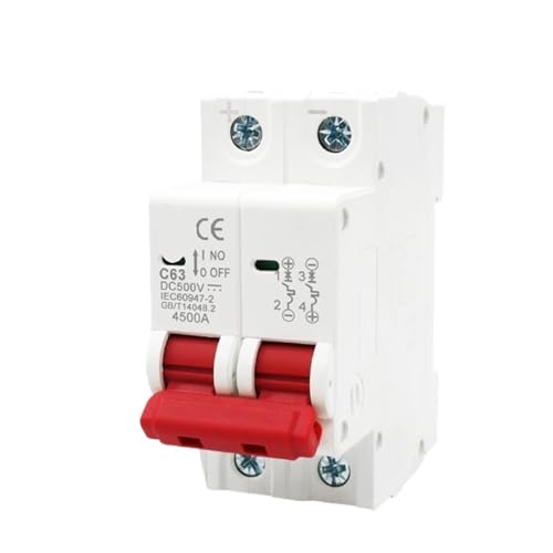 Disjoncteur 2P 500V DC résout les pannes de surcharge en 25A