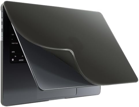 BlueSwan for MacBook Pro 14 inch Case M5-M1 Flexible Shockproof Frost Black