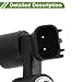 HOPESPANNER No.AA5E-6D315-AA Crankshaft Position Sensor for Ford Explorer 3.5 2011-2019 for Ford F-150 XL XLT 3.5 3.7 2011-2017 for Ford Edge SE SEL 3.5 2007-2015