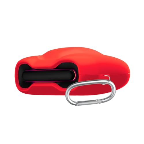 Image of WELCROS Soft Silicone Case Cover Compatible for GoBoult Audio UFO | GoBoult Astra | GoBoult Mustang Torq (Red)