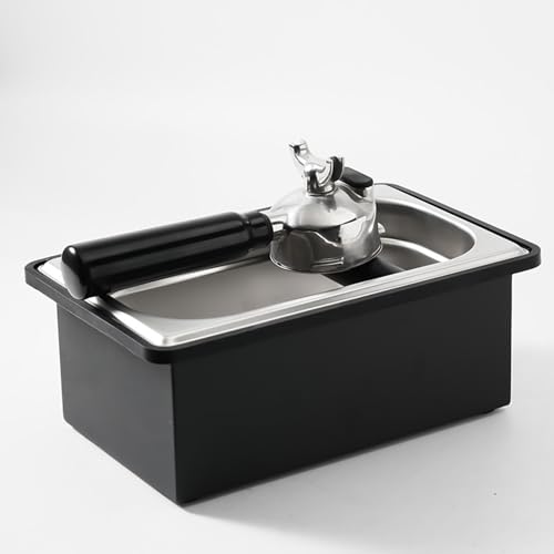 Boîte à expresso de capacité supérieure en acier inoxydable brossé durable - 7