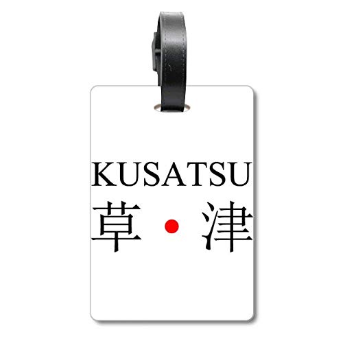 Étiquette valise Kusatsu Japon pour éviter les pertes de sac