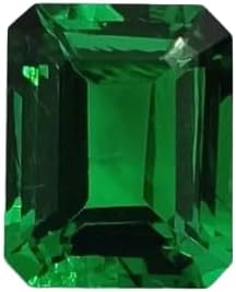 Natural Tsavorite Garnet 9.20 Carat – Emerald Shape Certified Green Gemstone for Jewelry