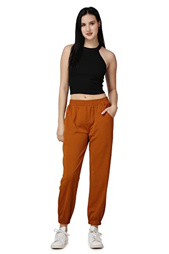 Image of Women Casual Bright Black Solid Women Joggers