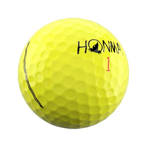 Image of Honma TW-X /S Golf Balls,3-Piece Cast Urethane Cover,Precision Spin Control & Long Distance,Tour Level Golfballs with Soft Feel for Moderate to Fast Swing Speeds Golfer,1 Dozen