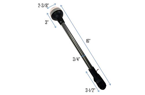 Pactrade Marine Fold Down Pontoon Boat LED 16