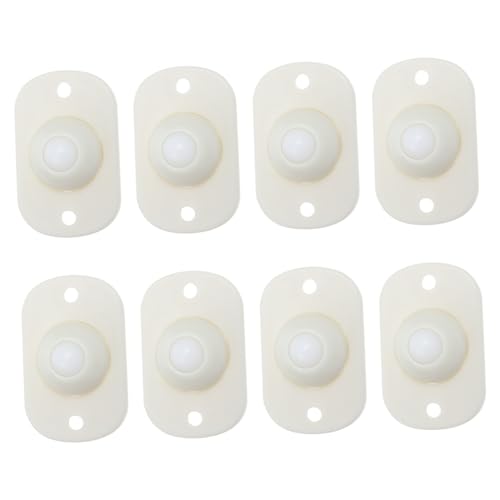 ERINGOGO 8個 粘着式製万向滑輪 収納箱 ゴミ箱対応 耐荷重 耐摩耗性 家具下部に簡単貼付 収納 移動に便利
