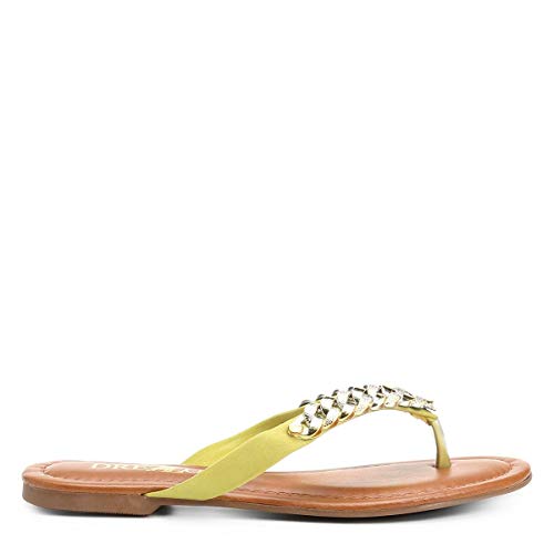 Rasteira Drezzup Corrente - Amarelo - 38