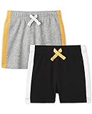The Children's PlaceThe Children's Place Baby and Toddler Boys Fashion Shorts2 PackH. Grey/Black- 2 Pack9-12 Months