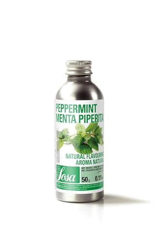 SOSA Aroma menta piperita natural hidrosoluble - Uso alimentario - Botella 50grs