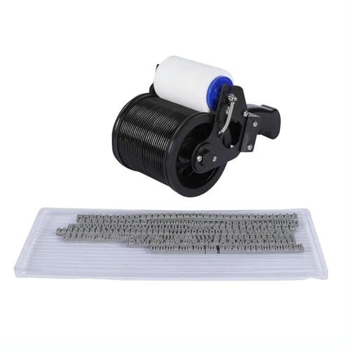 Image of Handy Coder Machine | 4-Inch Manual Batch Coding Printer with 8mm Letter Set | Prints MFG, EXP, MRP, Batch No. on Laminated & Non-Laminated Carton Boxes | Handheld Date Coding Machine