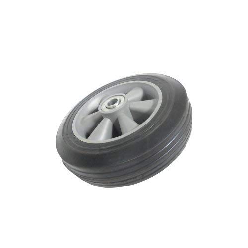Professional EZ Travel Collection Replacement Cart Wheel, Solid 10" Rubber Tire