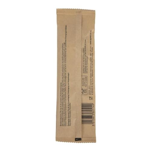 EGreen Individually Kraft Wrapped 4-in-1 Wooden Cutlery Set (Pack of 250), White