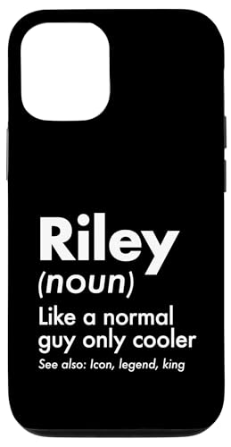 Riley Like A Normal Guy Only Cooler Legend King �t�@�[�X�g�l�[�� �X�}�z�P�[�X iPhone 12/12 Pro �p