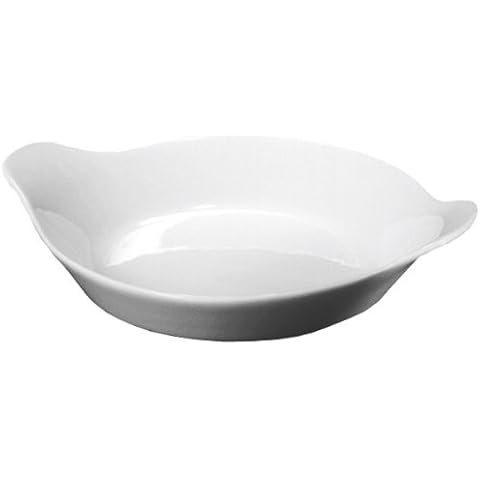 Royal Genware Round Eared Dish 13cm | White Dish, Porcelain Dish | Commercial Quality Tableware by Royal Genware Cover