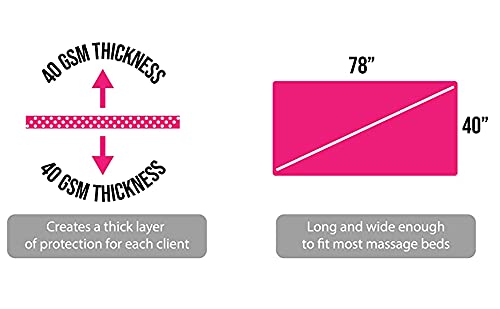 Miniatura 6 de Beauty-Spa-Medical - Sábanas de mesa de masaje desechables, no tejidas, cubierta de mesa de masaje para cama de esteticista, mesa de cera y
