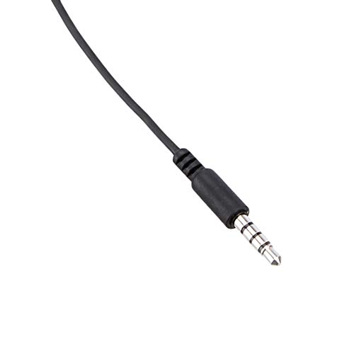 AmazonBasics - Microfono omnidirezionale da bavero, nero, 1 pezzo