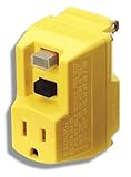 TRC 90265-6-012 Shockshield Yellow Portable GFCI Plug With Surge Protection