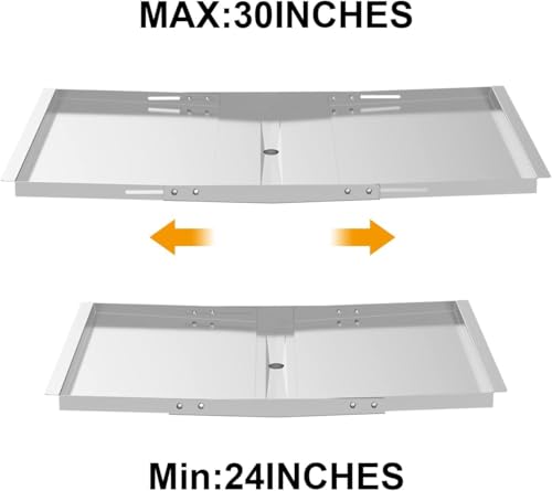 Image of SafBbcue DGH450CRP Heat Plate and Grease Tray for Dyna Glo Grill Replacement Parts 4 Burner DGH450CRN-D DGH450CRP-D DGF451CRP 70-02-615 70-02-423
