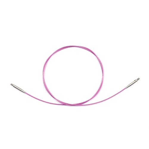 Image of Weabetfu Options Interchangeable Circular Knitting Needle Cable,Swivel 360 Inter.Cable for Circular Needle - 24inch(60cm)