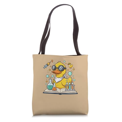 Bolso Tote Divertido Duck Scientist Kids Stem Lab miniatura 1