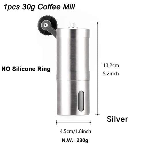 XinQt 1 Stück Manuelle Kaffeemühle 30 / 40g Waschbarer Keramikkern Home Kitchen Mini Hand Kaffeemühle Haushalt… – Bild 3