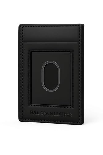 MAVARA Wallet for Men – Minimalist Slim Leather Front Pocket Card Holder with Cash Compartment – Double Side Design, Lightweight & Secure with Quick Access Slots2