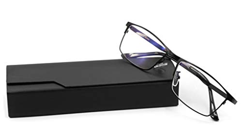 Farbechte Sicht · Blaufilter | Büro Blaulichtfilter Brille Komplett Metallrahmen · Schutz vor PC Fernseher und Handy Bildschirmen · Blaulicht