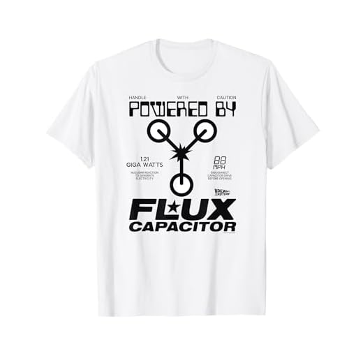 Back to The Future Powered by Flux T-Shirt